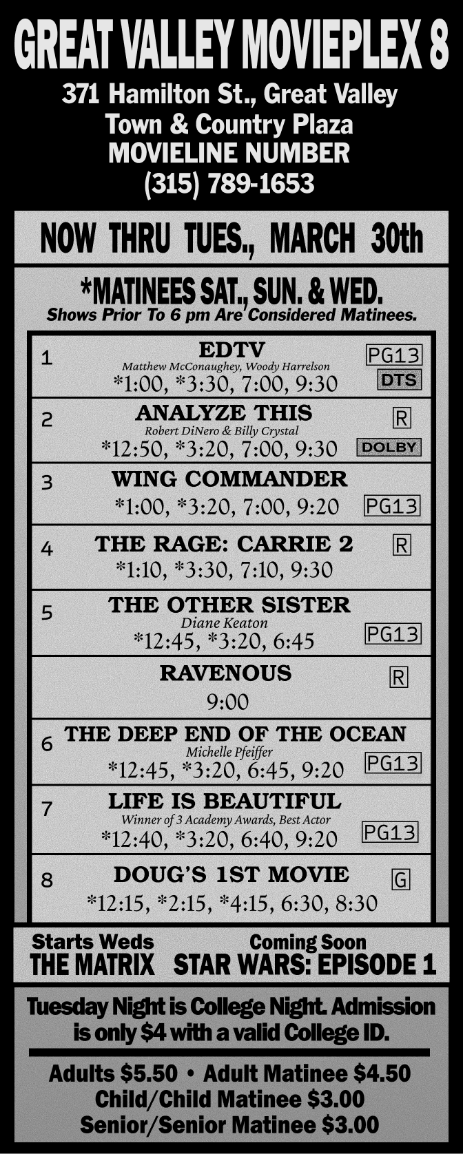 Great Valley Movieplex 8 Showtimes