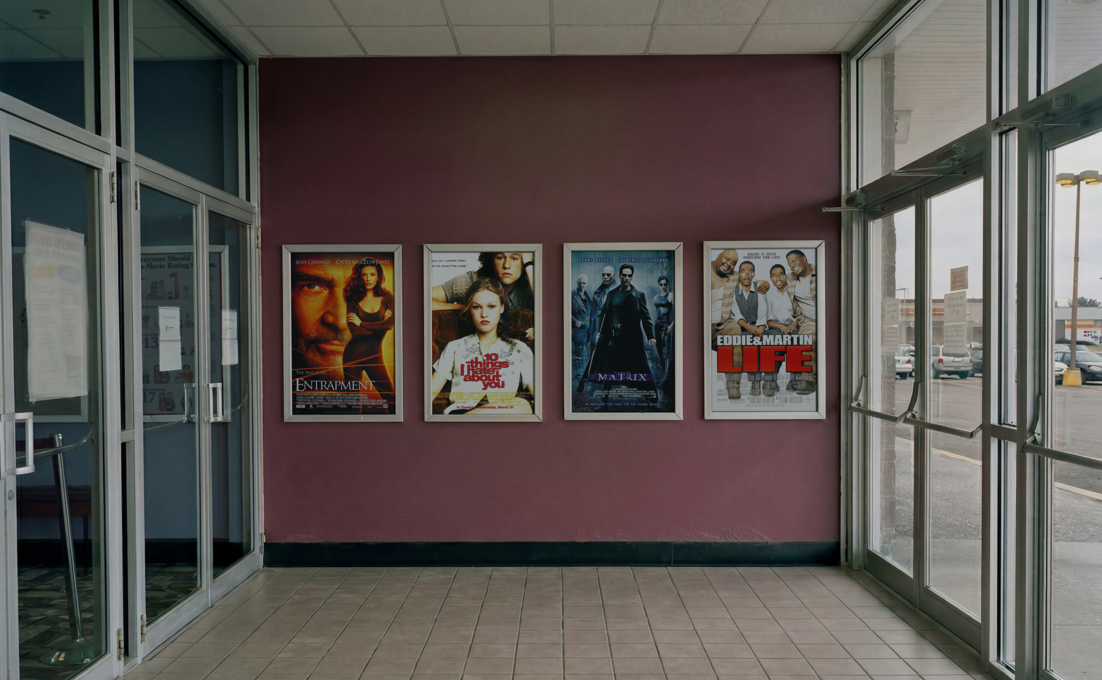 Theater lobby, March 1999