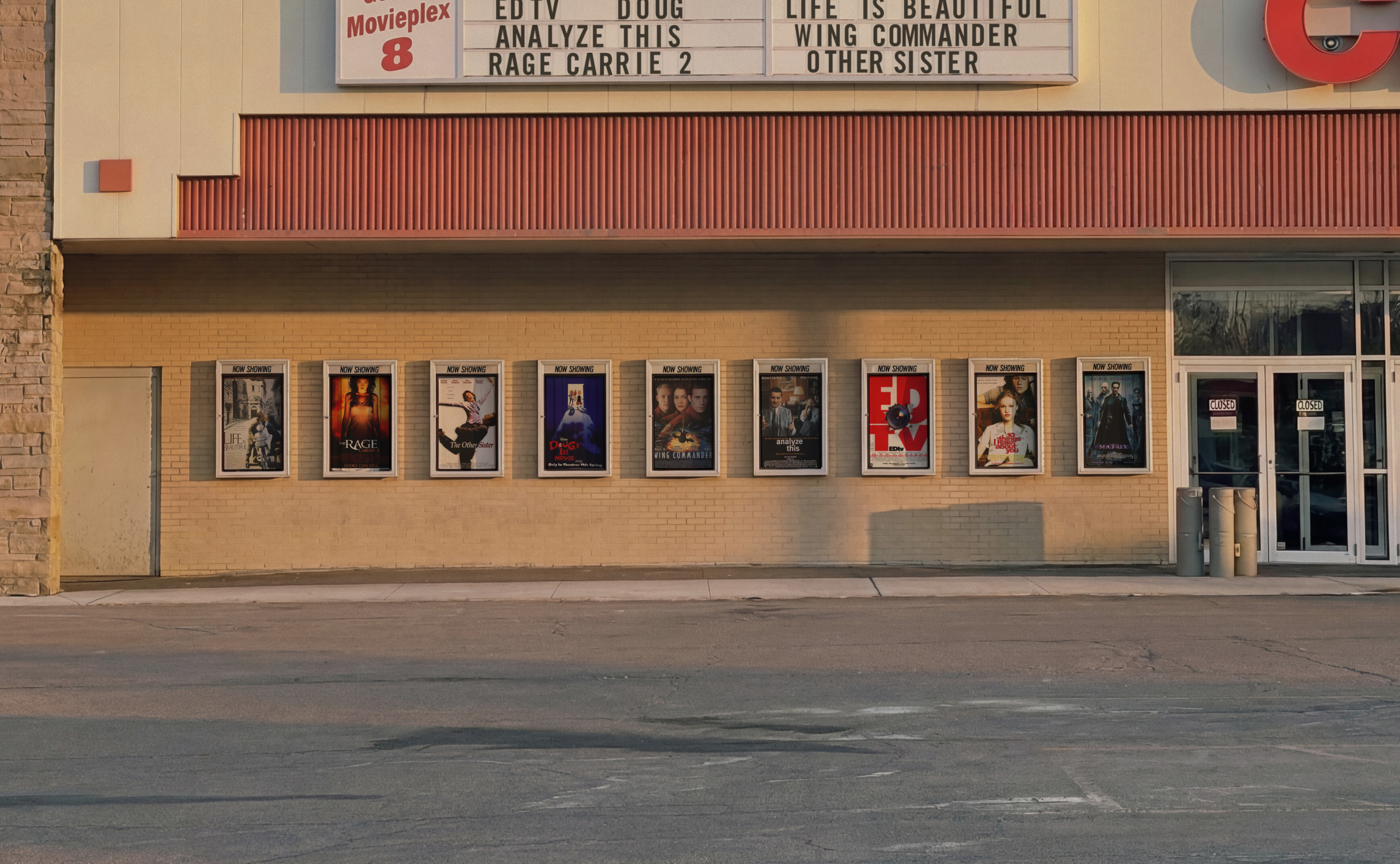 Theater exterior, April 1999