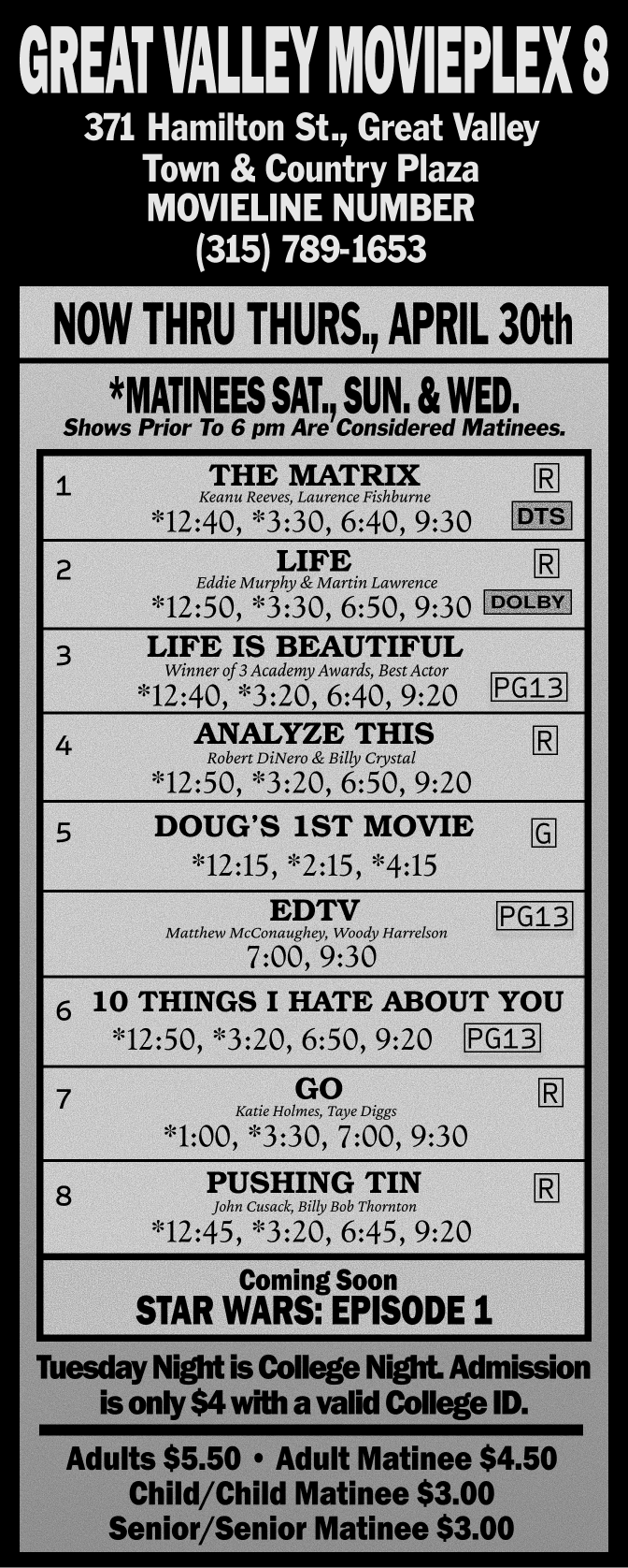 Great Valley Movieplex 8 Showtimes
