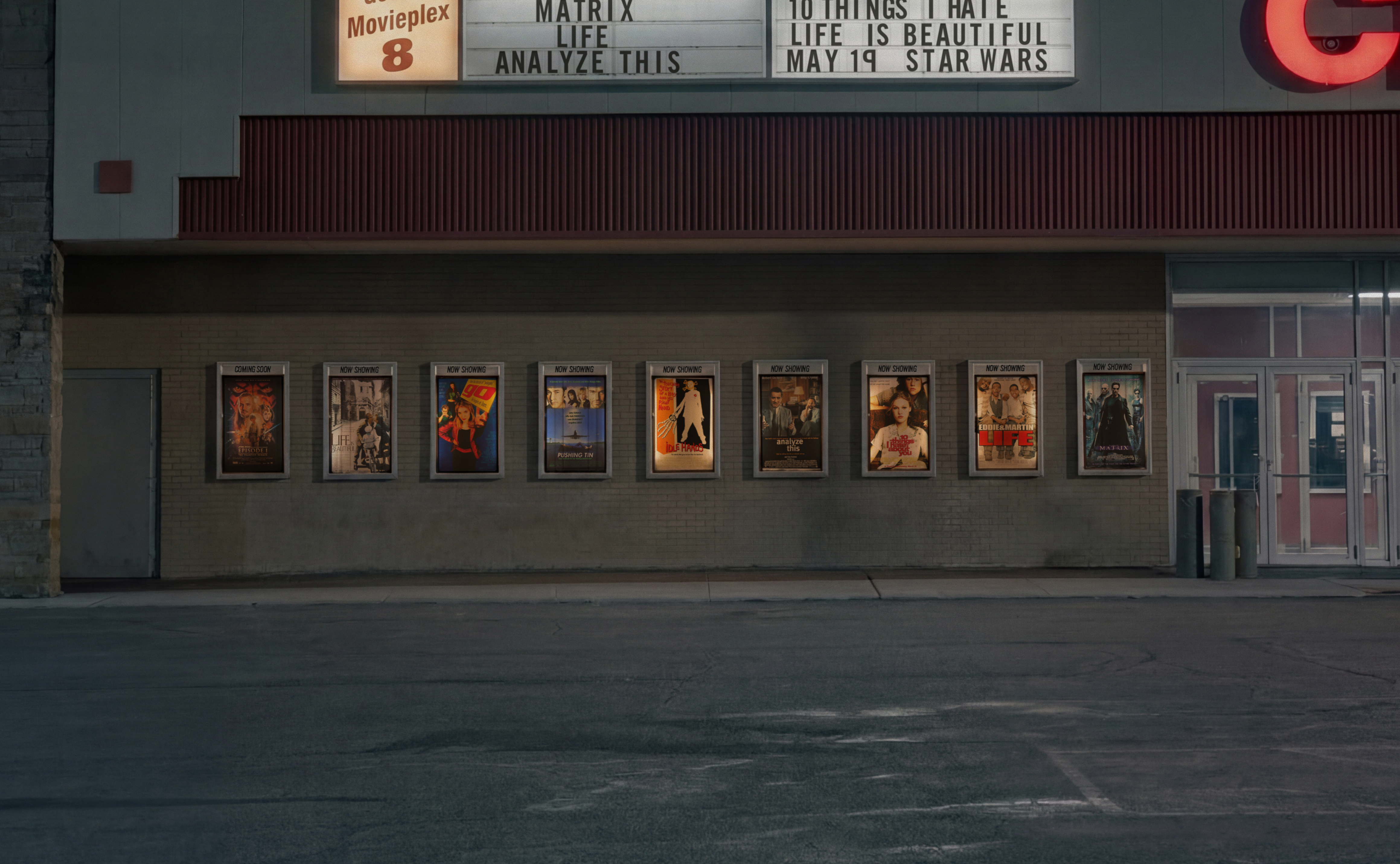Theater exterior, May 1999